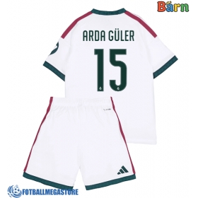 Fotballdrakt Barn Real Madrid Arda Guler #15 Hjemmedraktsett 2026-27 Kortermet (+ Korte bukser)